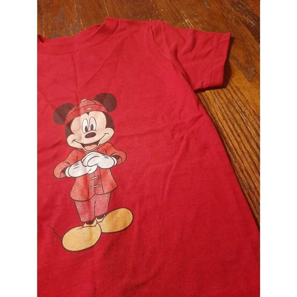 New Size 3T Disney Mickey Mouse Short Sleeve Tee T-Shirt Top NWT